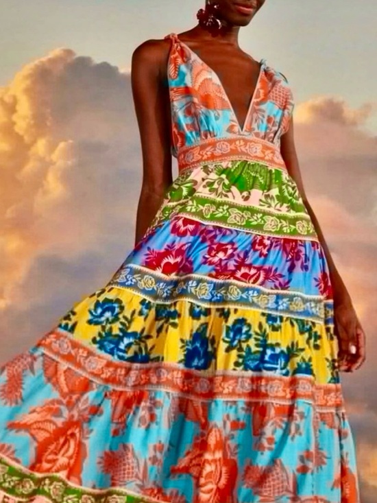 FARM Rio Dresses & Skirts - 🌺🎉HP🎉🌺 NWT Farm Rio Lace Garden Mix Midi Dress